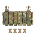 Raider Rig 2.0 for the Flux Raider, minimalist pistol magazine chest rig placard in Multicam